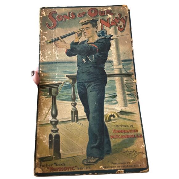 Harry Payne, Sons Of Our Navy book Father Tuck's Patriotic Series - Picture 1 of 11